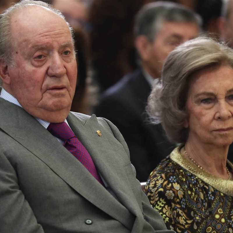 Reina Sofía y rey Juan Carlos de Borbón