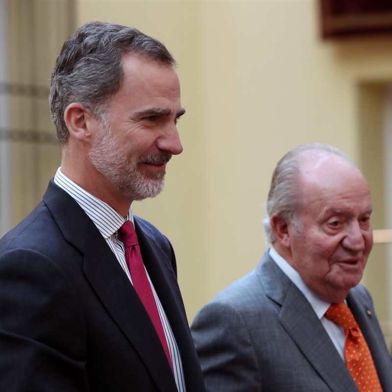 Rey Felipe y Juan Carlos 