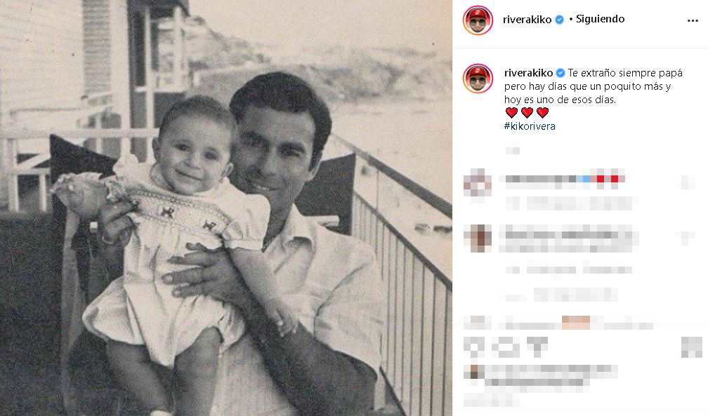 Kiko Rivera comparte una imagen inédita con su padre, Paquirri