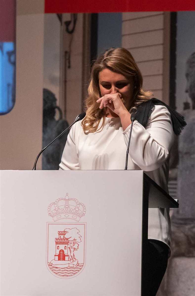 Carlota Corredera entre lágrimas