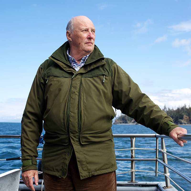 Harald de Noruega, al frente de una campaña televisiva de la 'World Wildlife Fund'