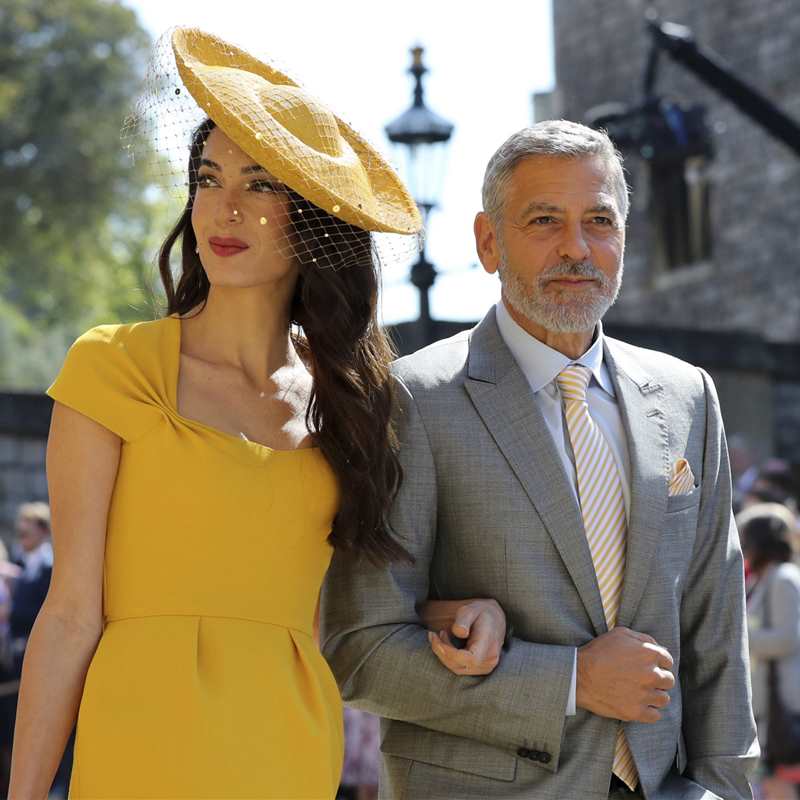 El príncipe Harry y Meghan Markle invitaron a George Clooney y Amal Alamuddin a su boda sin conocerles