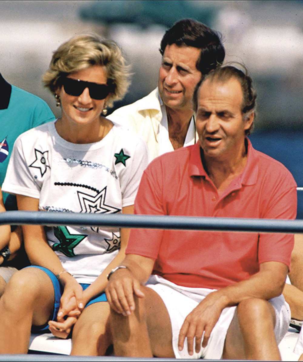 Rey Juan Carlos de Borbón y Lady Di