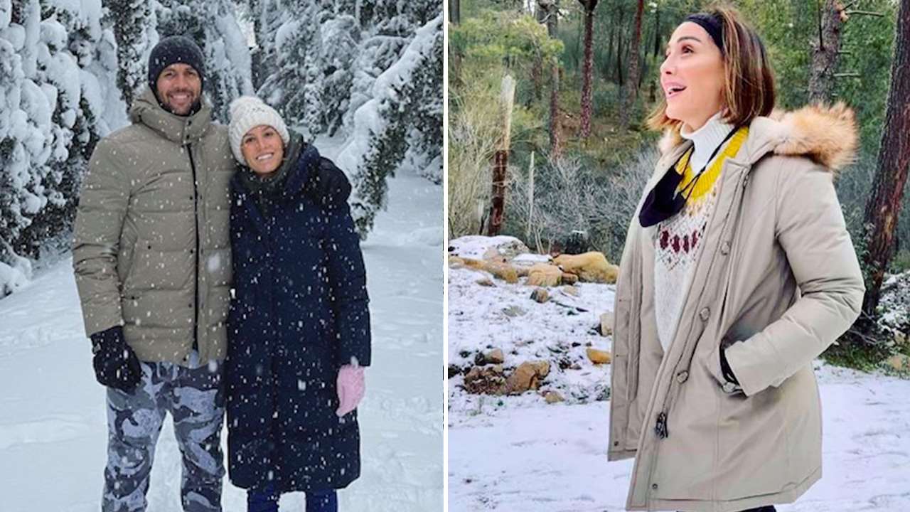 Tamara Falcó y Ana Boyer como nunca antes: el vídeo achicando nieve con palas