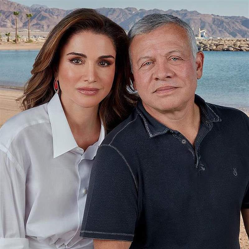 La cariñosa doble felicitación de Rania de Jordania a su marido y a su hijo