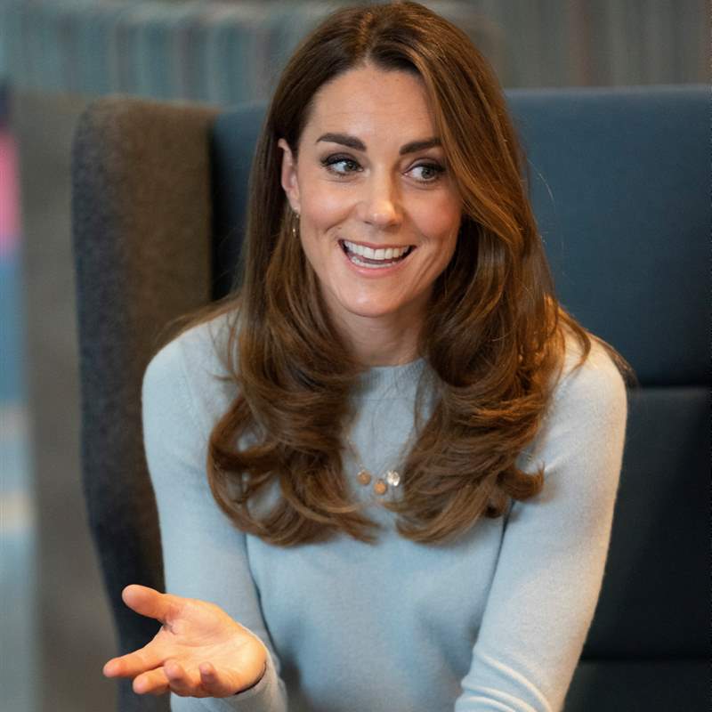Kate Middleton muestra su imagen más natural: con gorro de lana y en modo 'selfie'