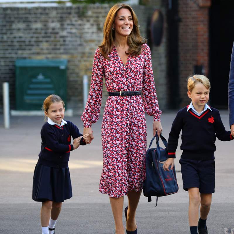 Kate Middleton comparte, sin querer, una nueva foto de sus hijos George y Charlotte