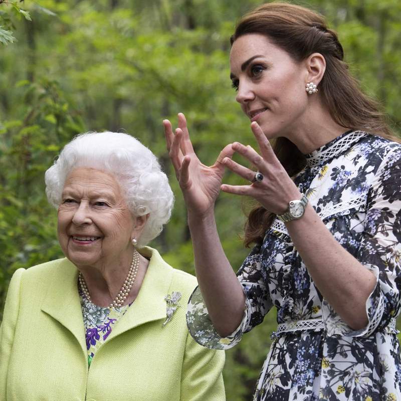 Kate Middleton se alía con la reina Isabel II para eclipsar la entrevista de Meghan y Harry