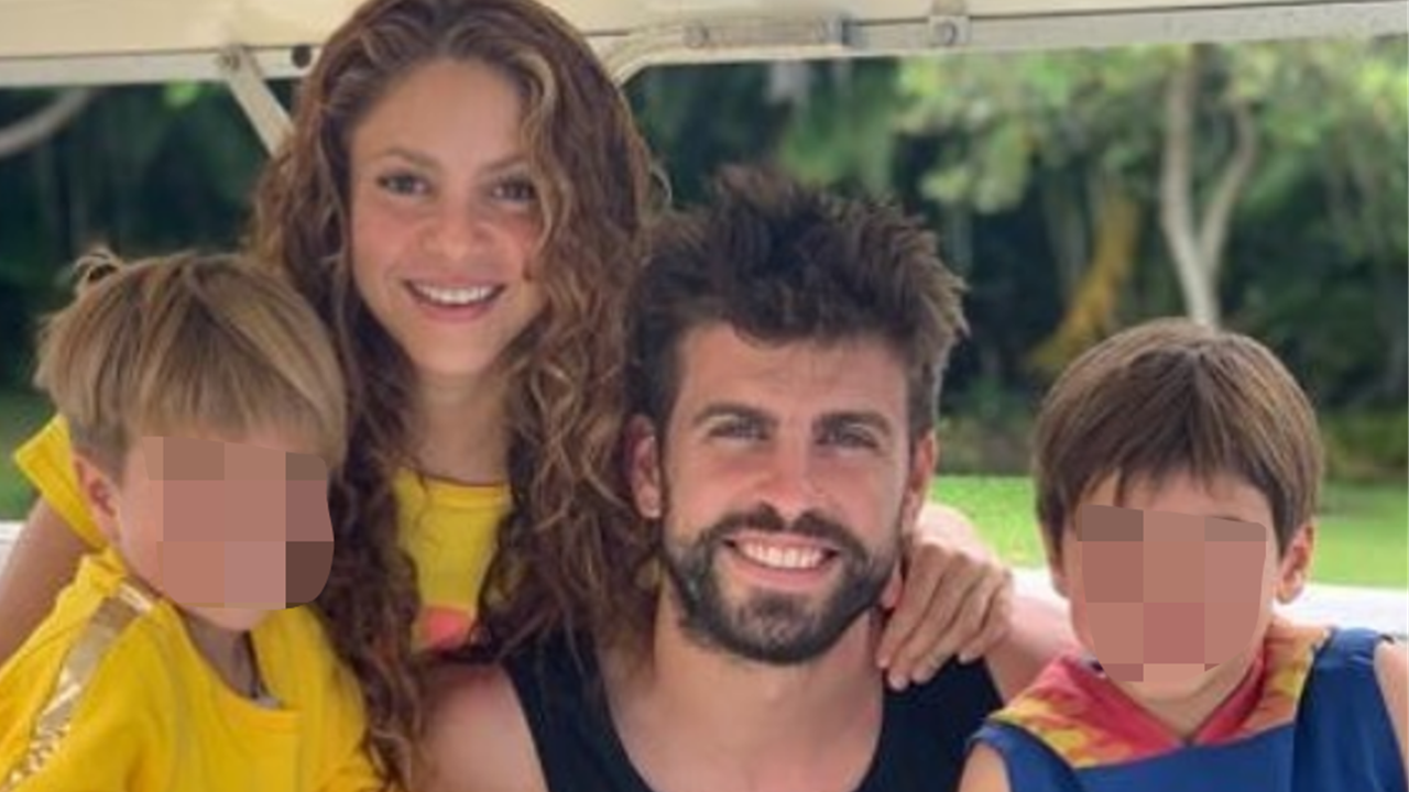 MD Shakira Pique y sus hijos