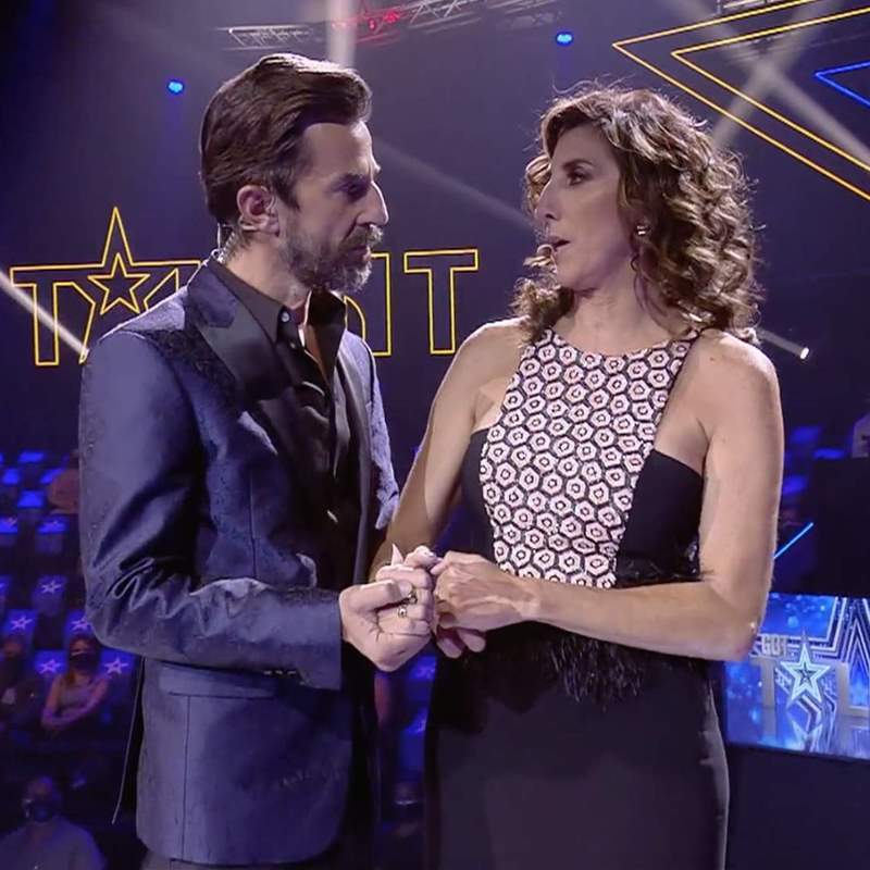 Paz Padilla y Santi Millán comparten el momento más emotivo de 'Got Talent'