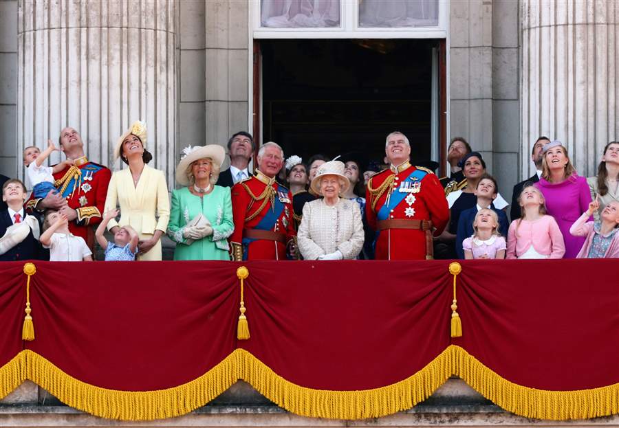 familia real británica