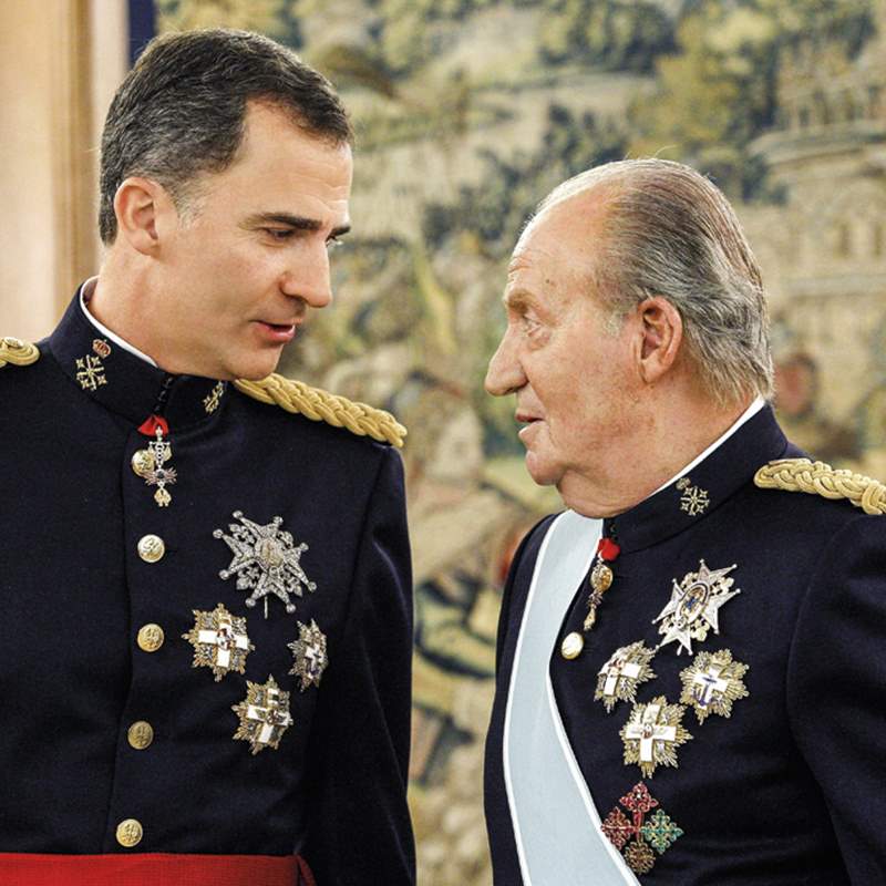 Juan Carlos pidió a su hijo que se divorciara de Letizia