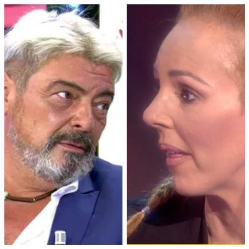 El templado cara a cara de Rocío Carrasco y Antonio Canales tras su polémica: "Mi niña, le pese a quien le pese"