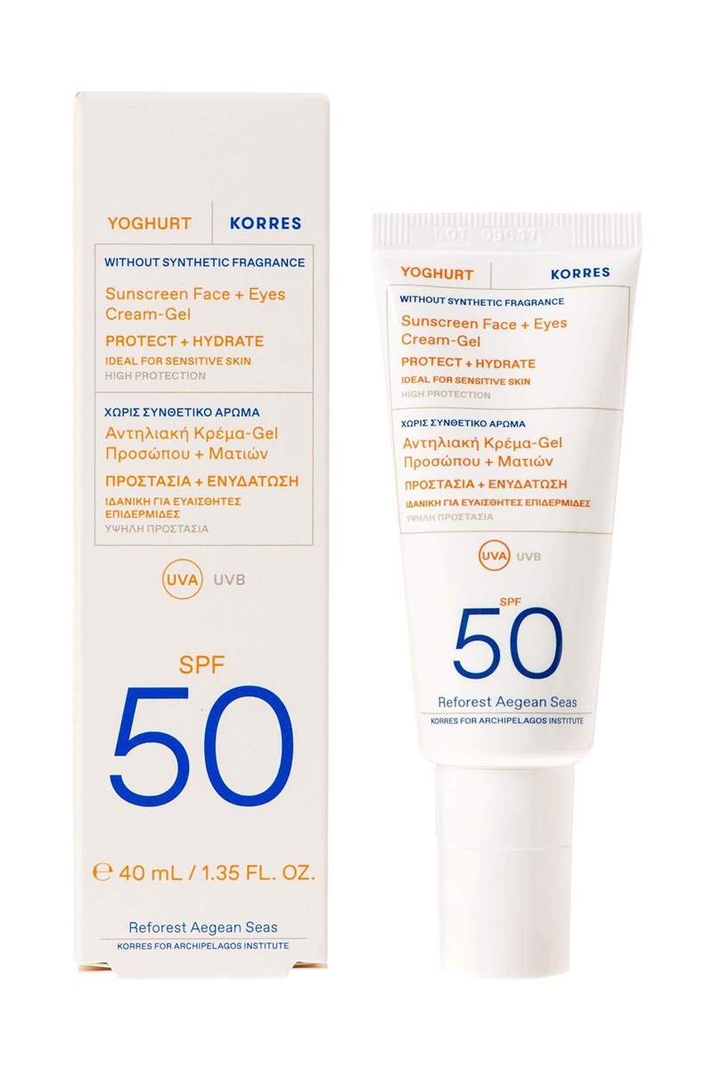 Protector facial y ojos gel crema SPF 50