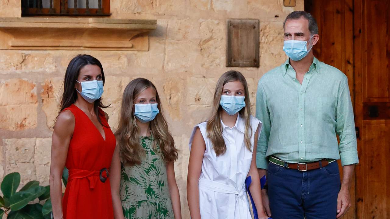La reina Letizia ya está en Palma de Mallorca junto a don Felipe, Leonor y Sofía