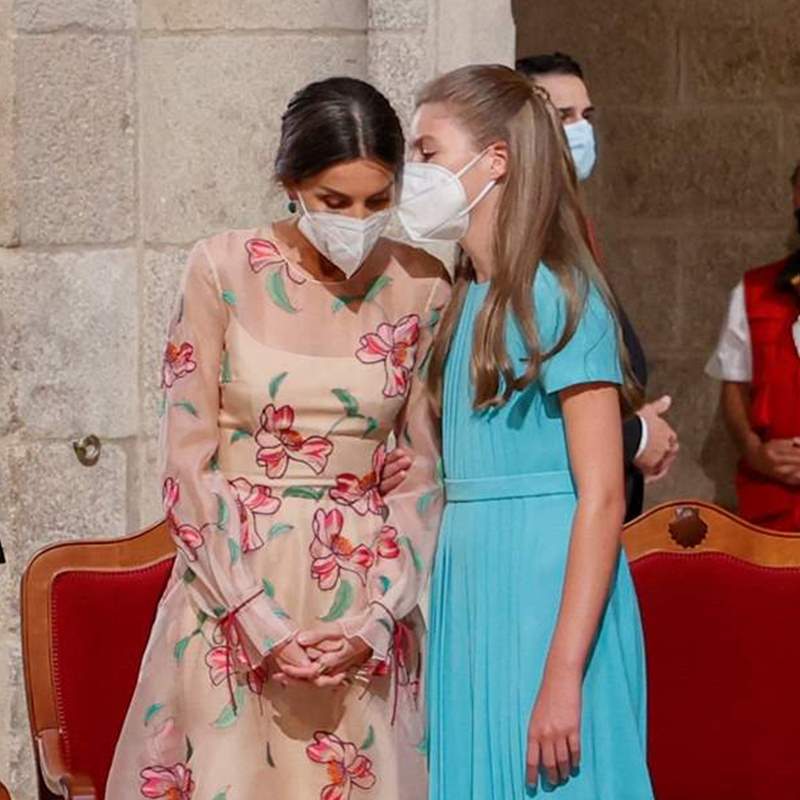 La infanta Sofía acapara las atenciones de la reina Letizia tras la marcha de Leonor