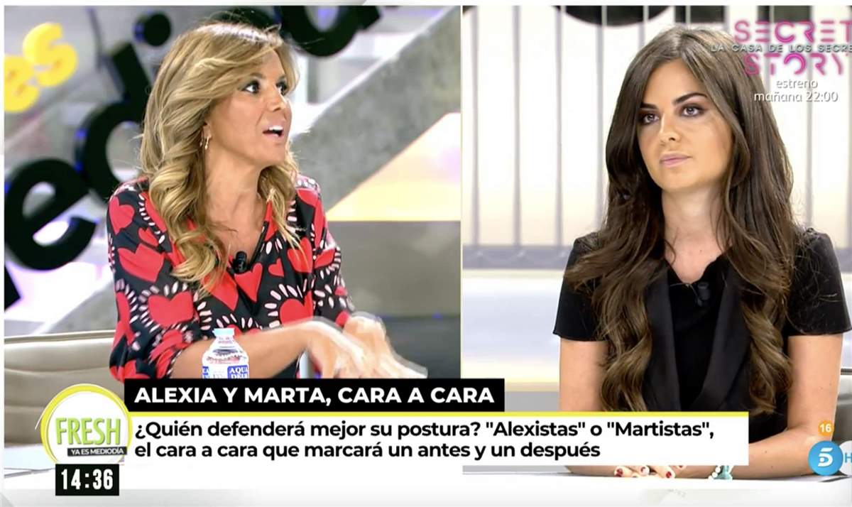 Marta López y Alexia Rivas