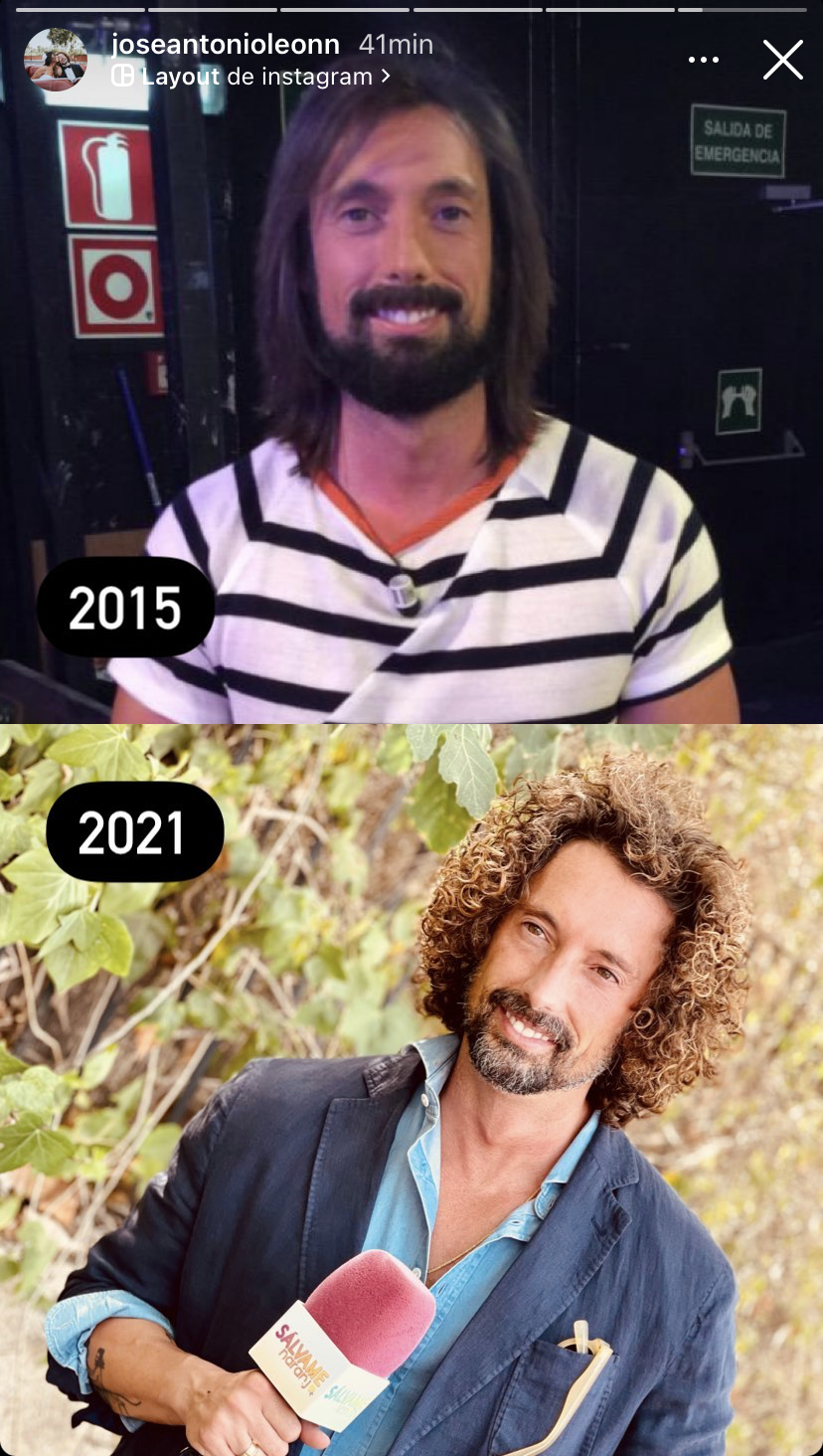 José Antonio León antes y después