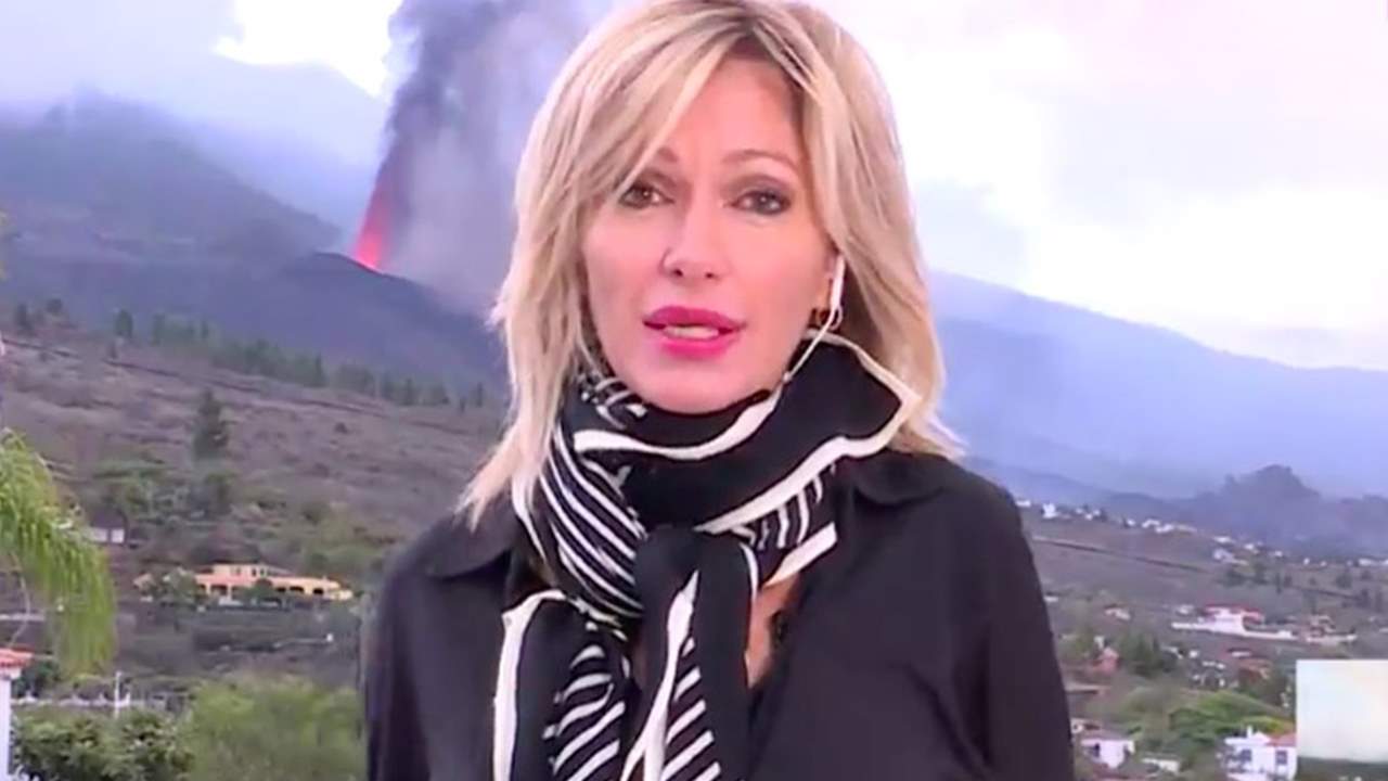 Susanna Griso, a pesar de la actividad volcánica, se marcha a informar desde La Palma