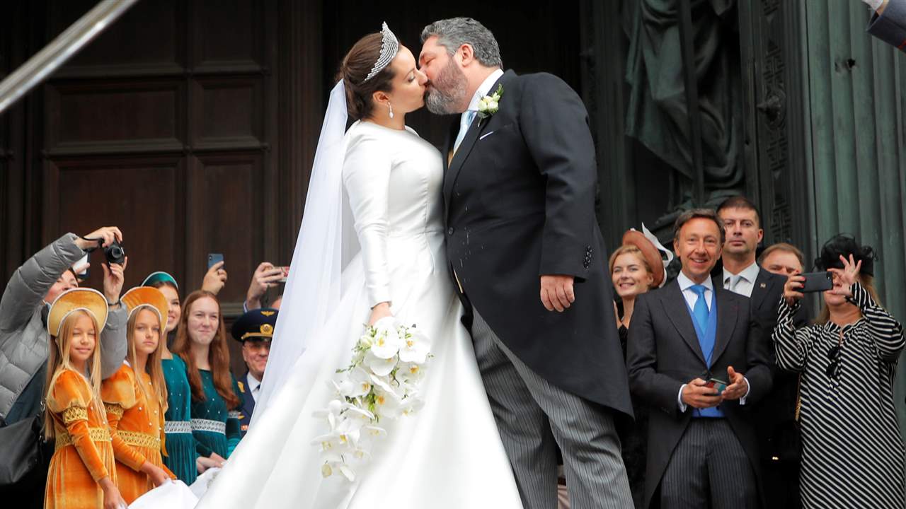 Jorge Románov y Rebecca Bettarini se casan en San Petersburgo