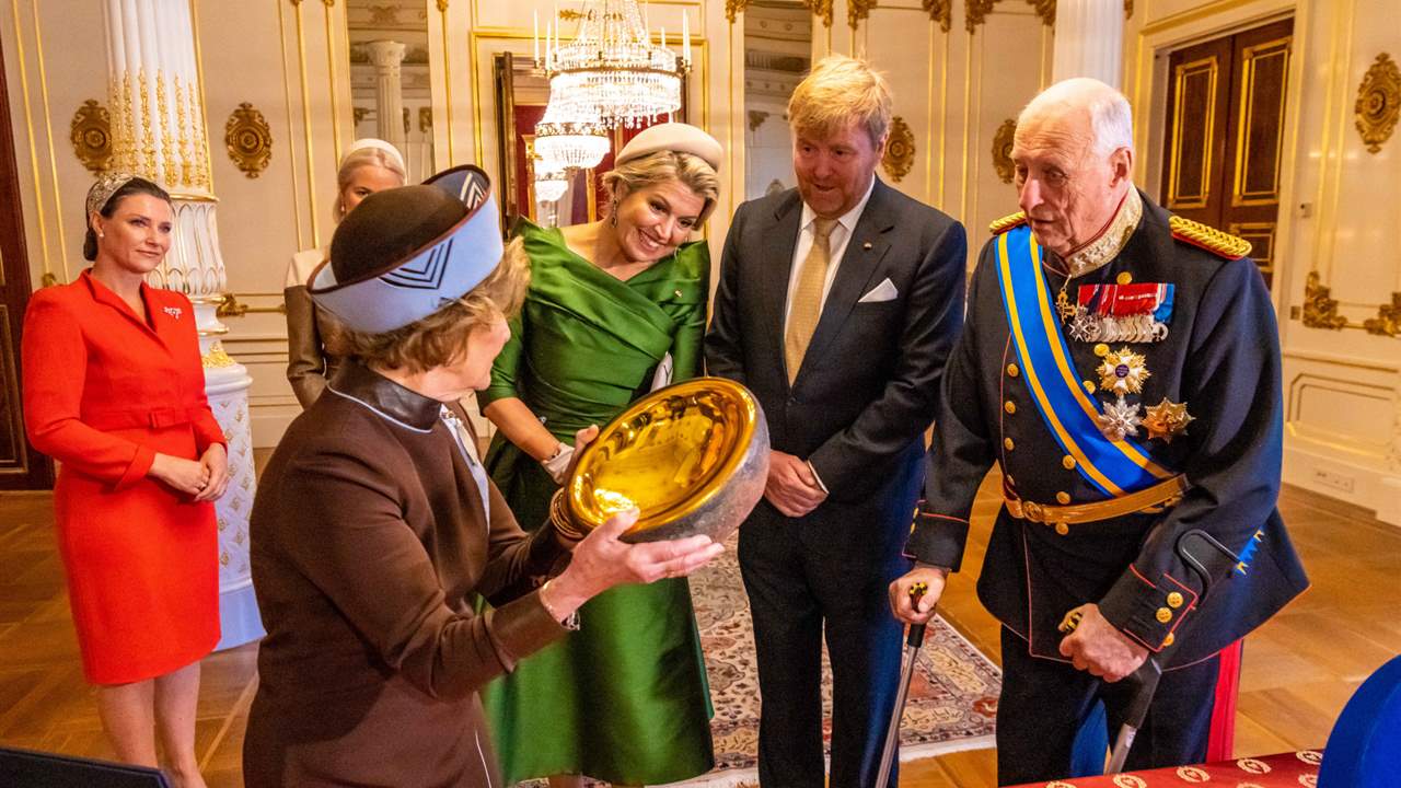 La Casa Real de Noruega recibe a Máxima y Guillermo de Holanda entre risas y mucha complicidad