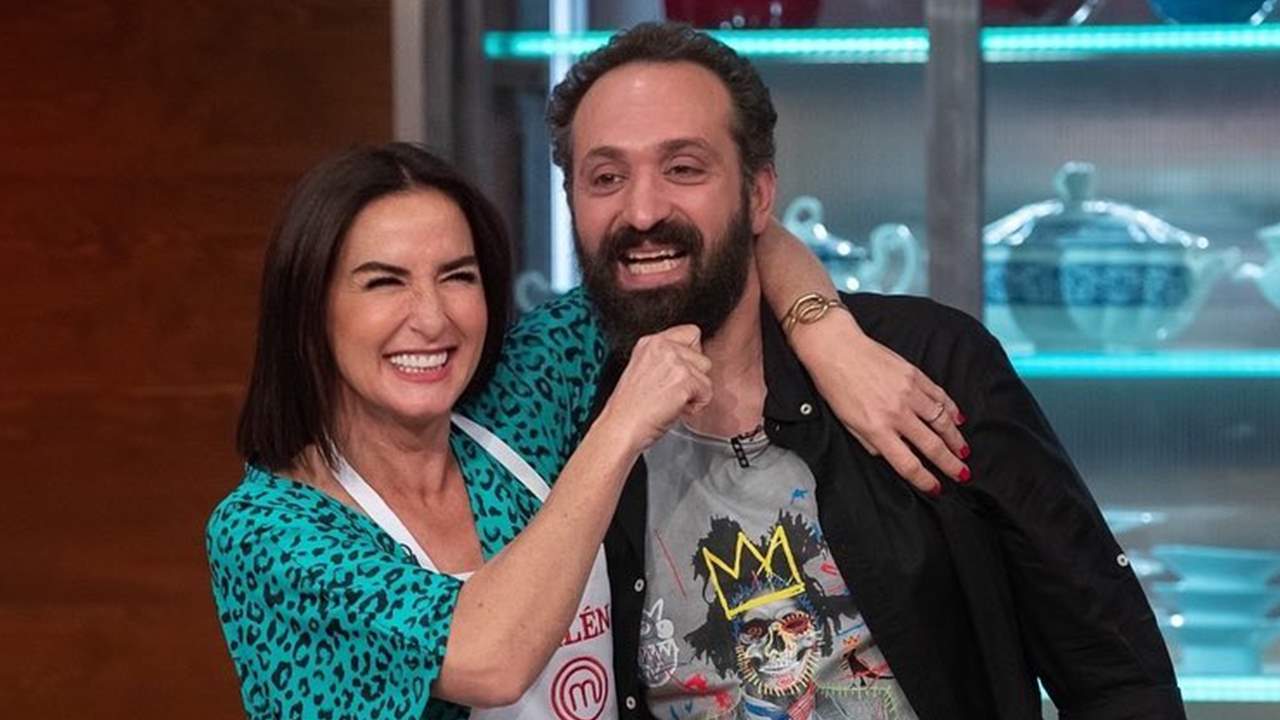 Belén López, la ganadora de 'Masterchef celebrity' para su novio, Añil Fernández