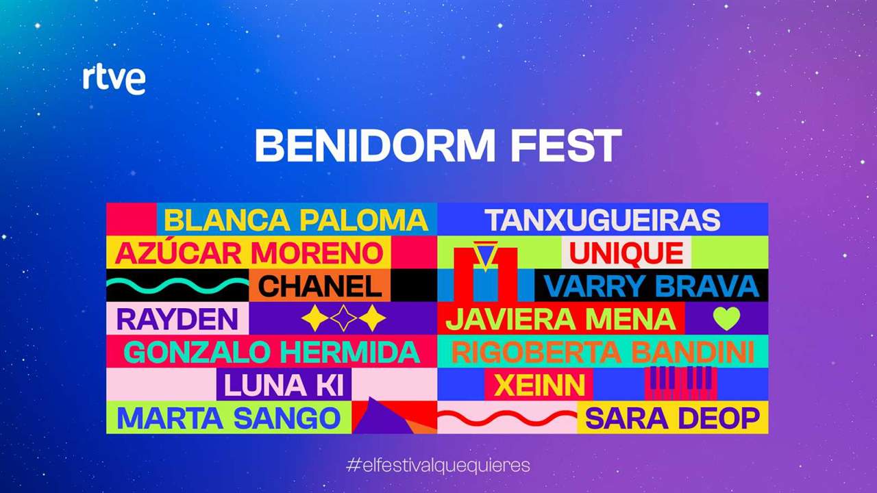 Benidorm Fest: la preselección para Eurovisión 2022 en la que estarán Azúcar Moreno o Rayden