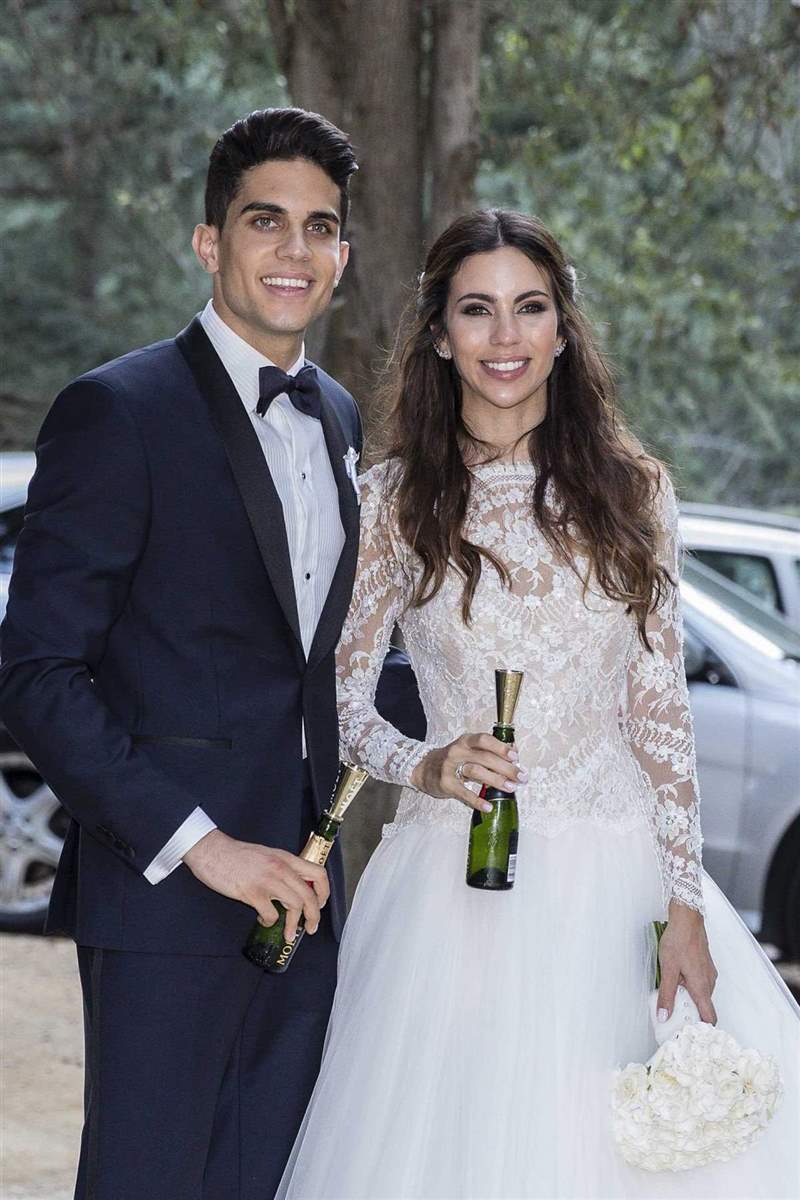 La boda de Marc Bartra y Melissa Jiménez