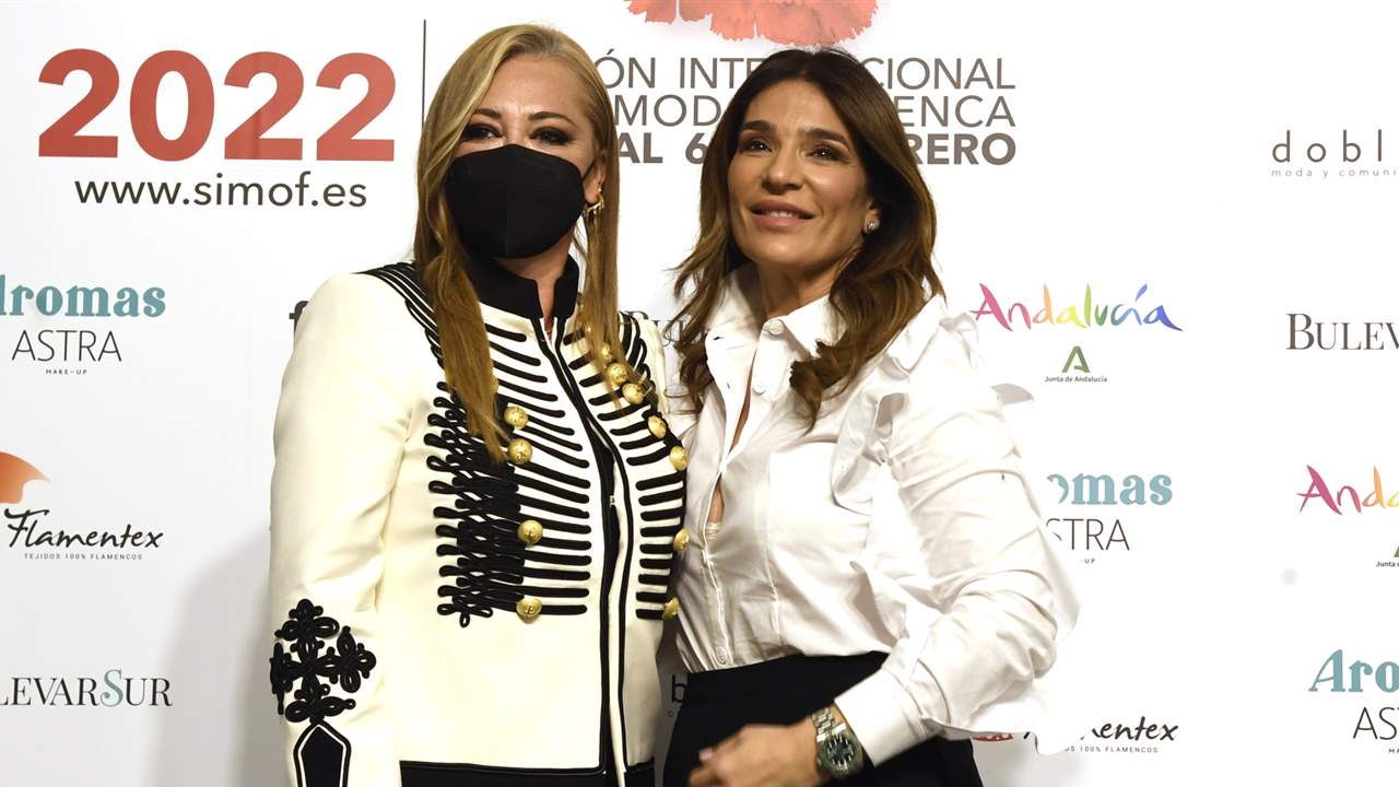 Belén Esteban apoya a Raquel Bollo en su debut como diseñadora de trajes de flamenca