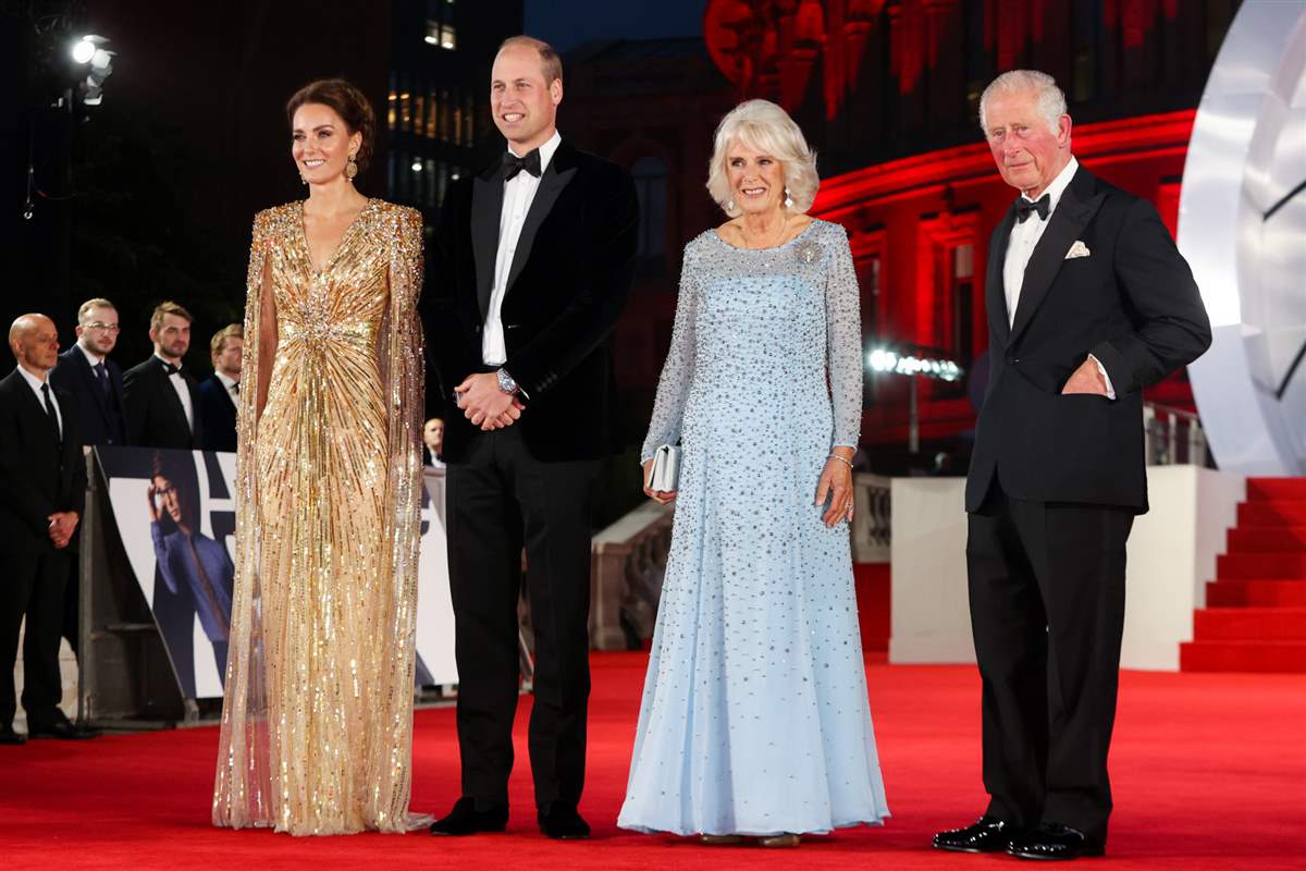 Kate Middleton, el príncipe Guillermo, el Príncipe Carlos y Camilla de Cornualles