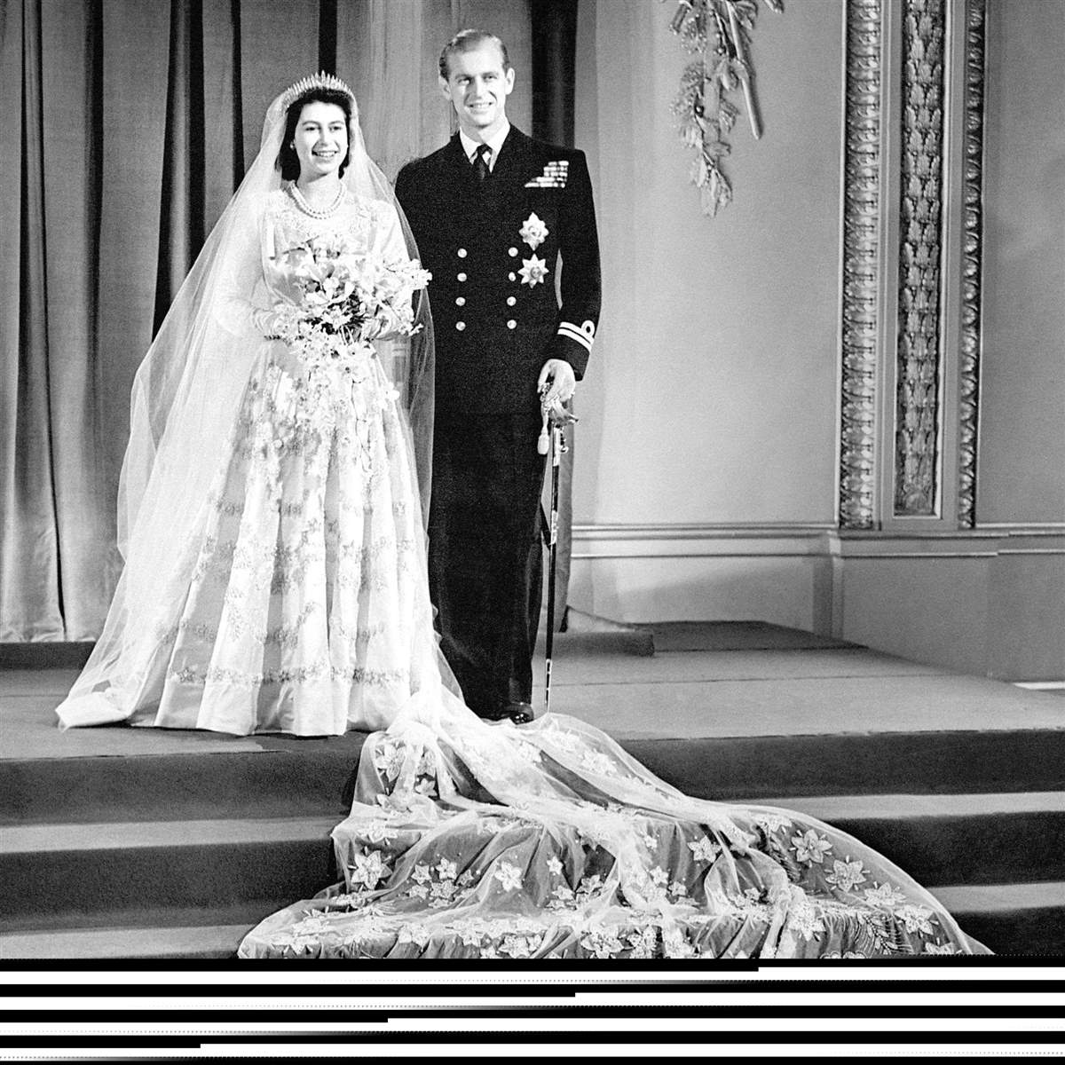 Reina Isabel II boda 1947