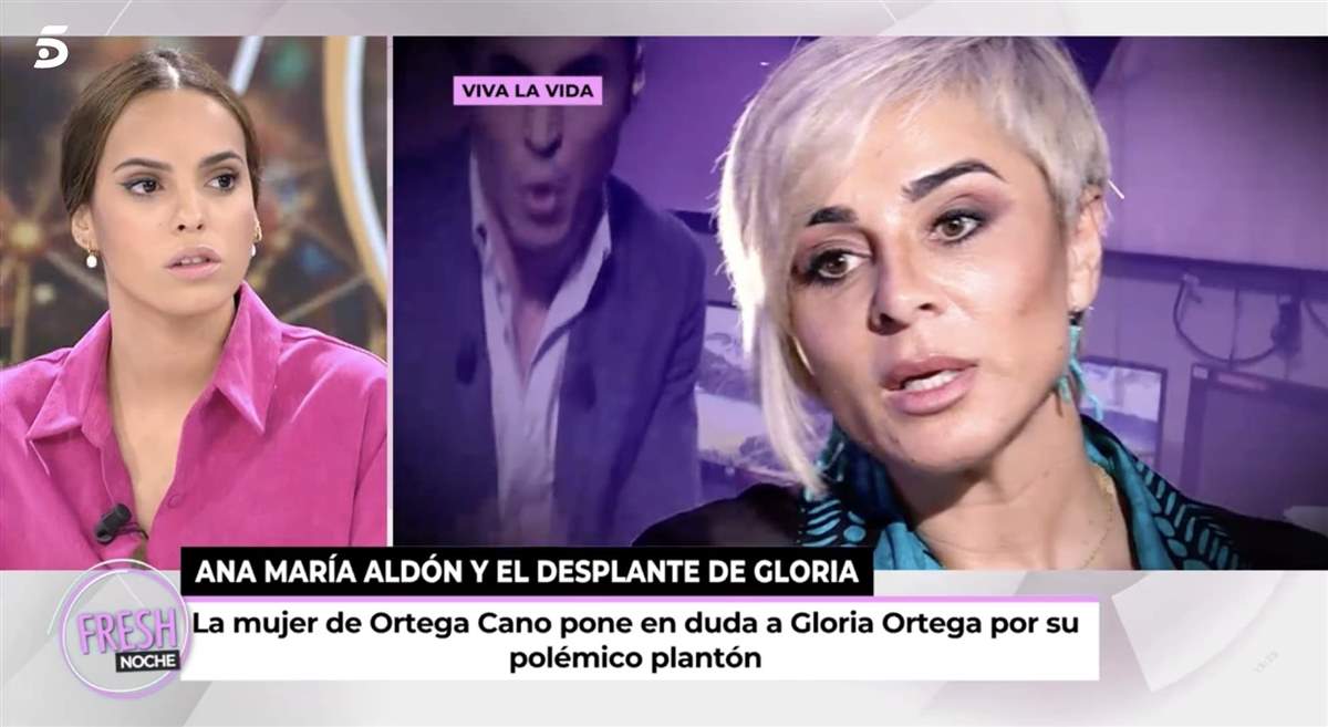 Gloria Camila y Ana María Aldón