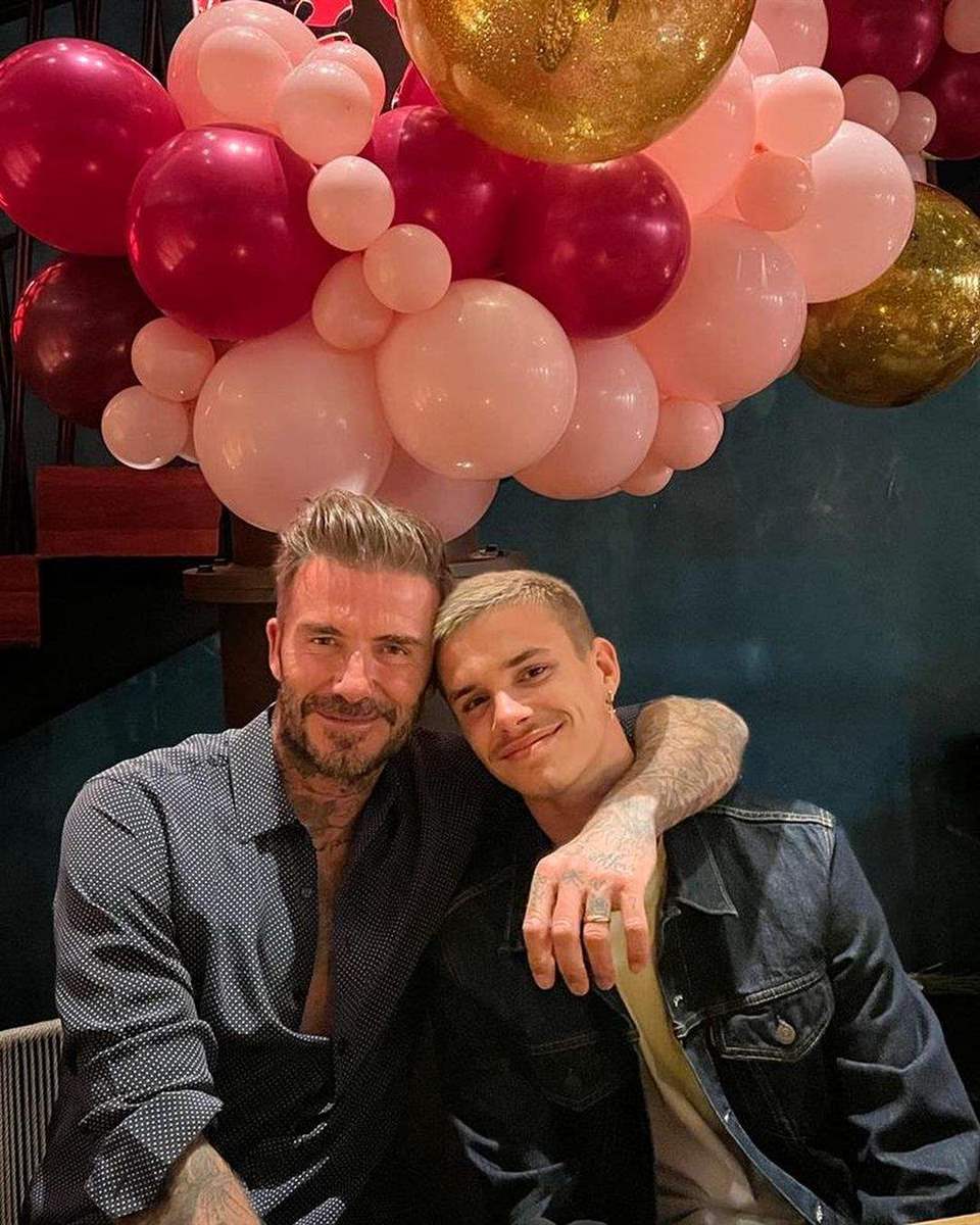 David Beckham y Romeo