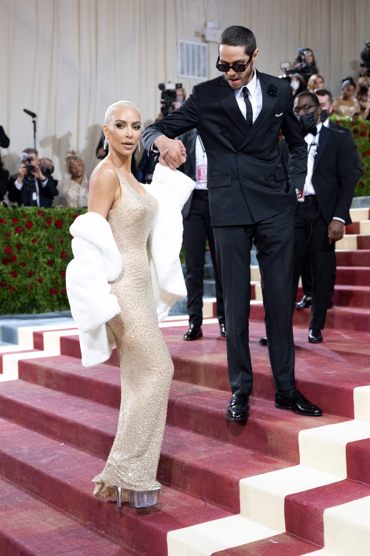 Kim Kardashian con un vestido de Marilyn