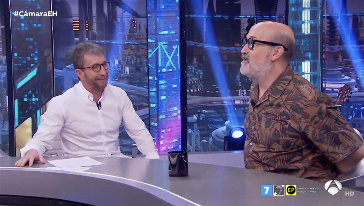 Pablo Motos y Javier Cámara en 'El Hormiguero'
