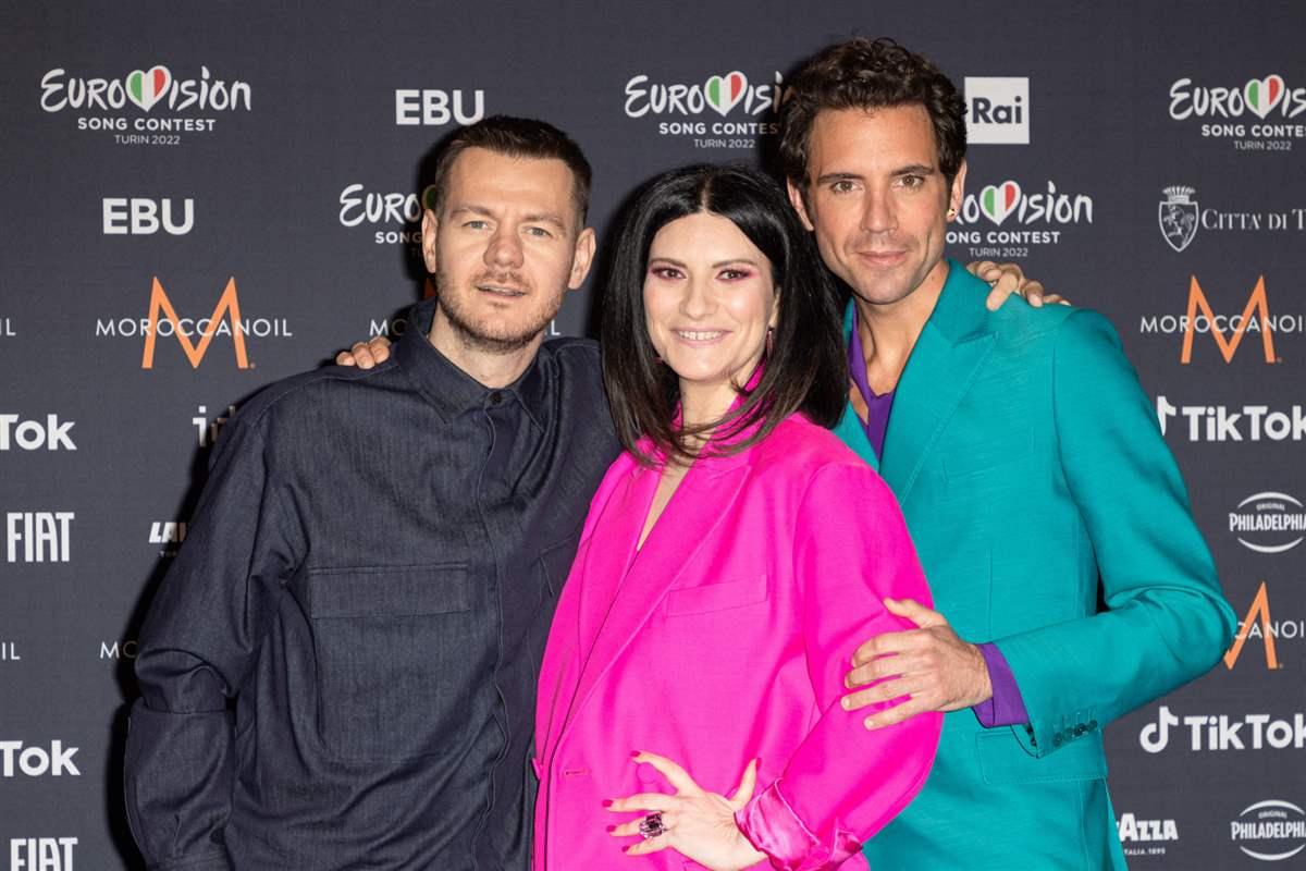 Laura Pausini Mika presentadores Eurovision