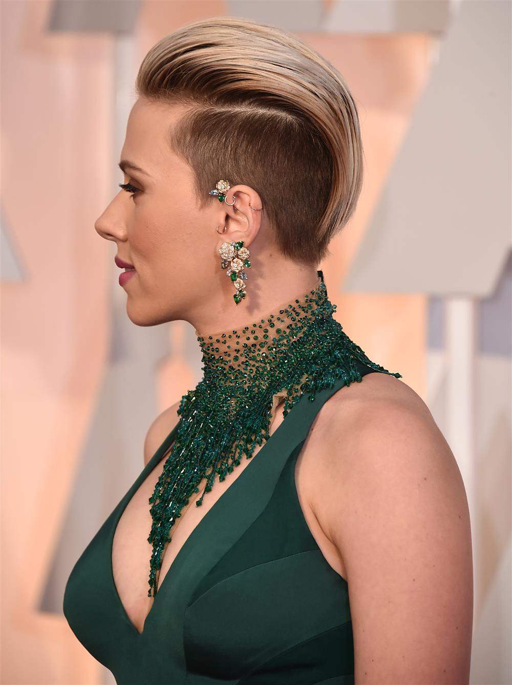 Radical 'Pixie' that Scarlett Johansson now wears.  Only suitable for the strongest personalities