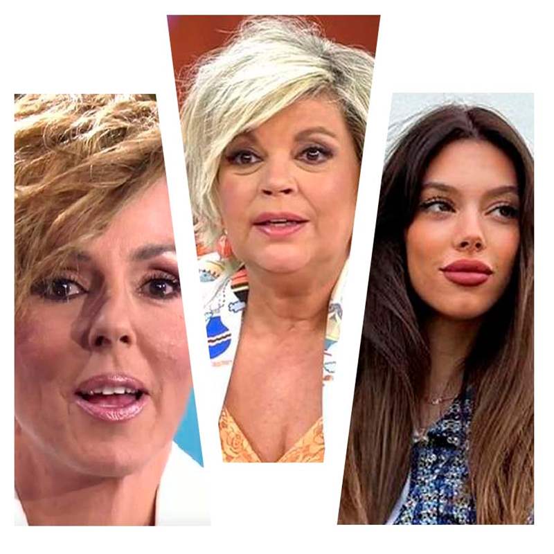 Rocío Carrasco, Terelu y Alejandra collage