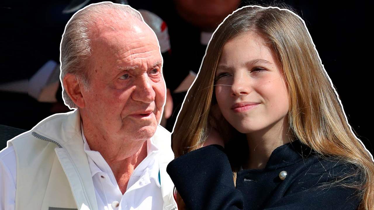 La infanta Sofía altera su rutina para poder llegar a tiempo al encuentro con el rey Juan Carlos