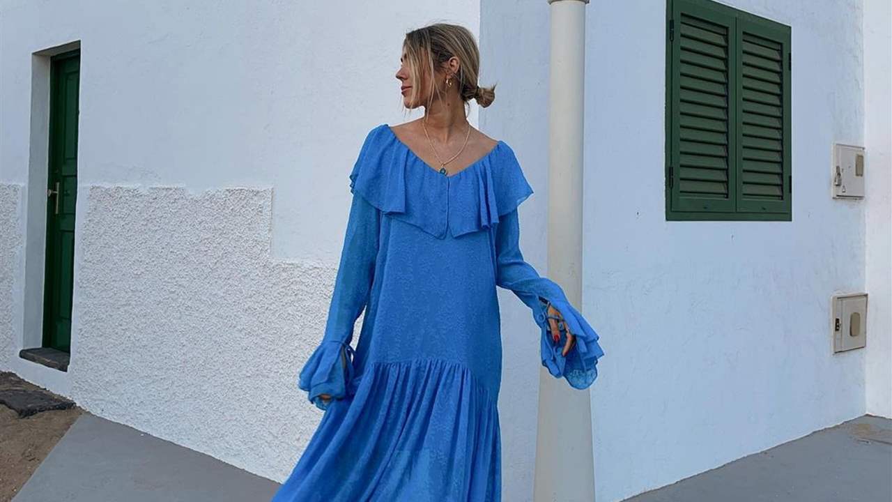 Anna Ferrer tiene el vestido largo de H&M que mejor combina con alpargatas