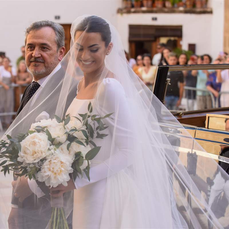 Todas las claves del vestido de novia de Marta Lozano 