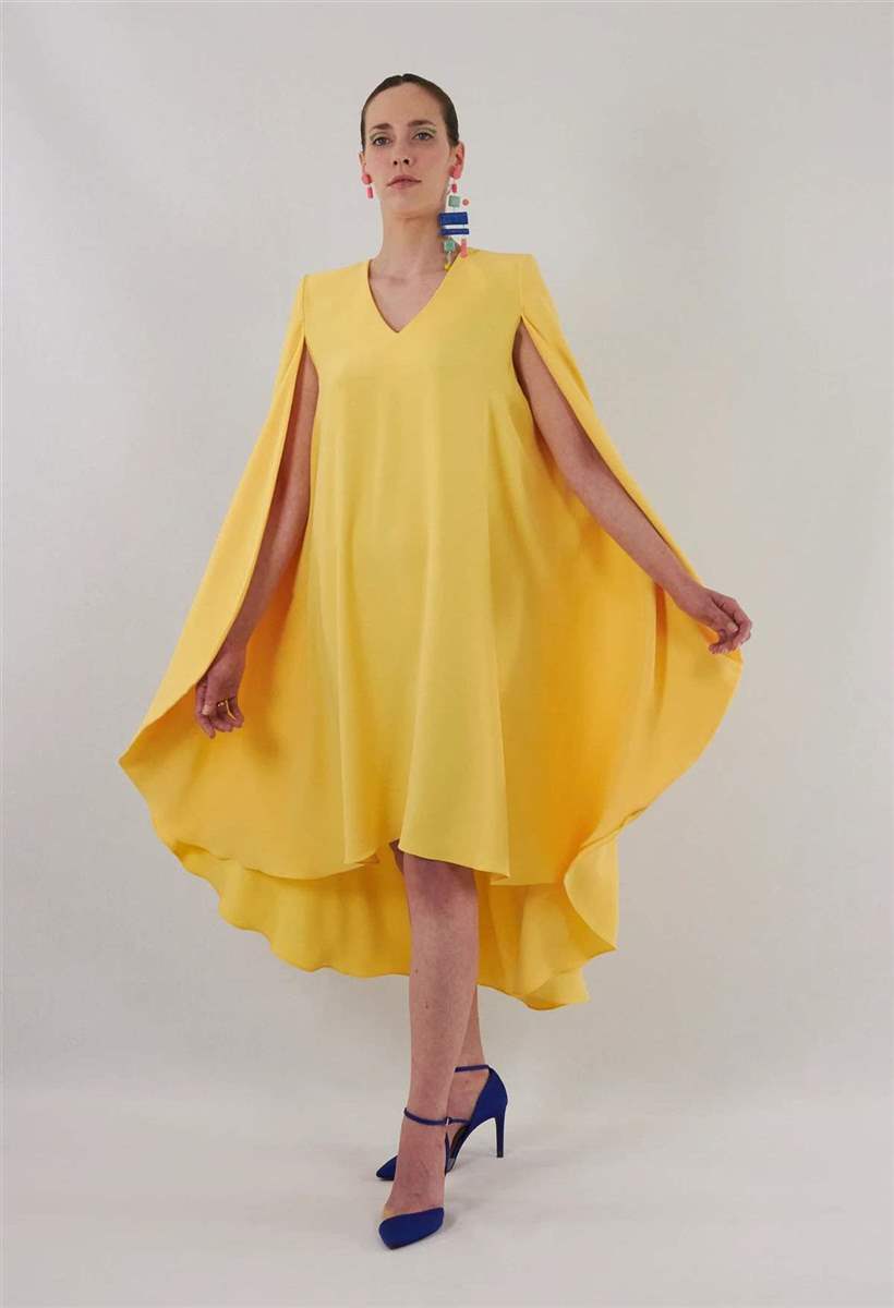 Vestido amarillo Terelu Campos