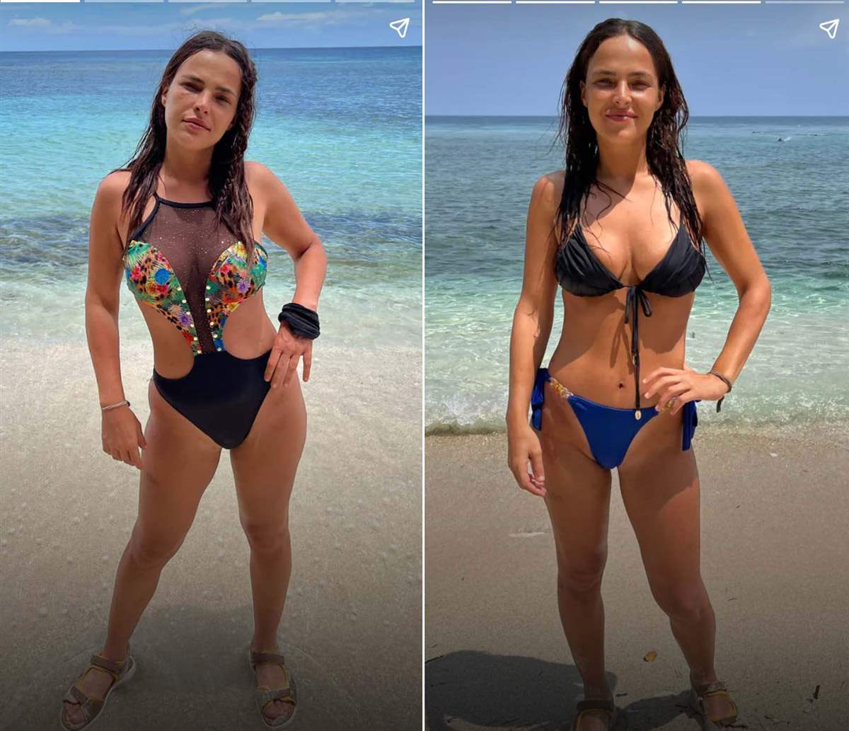 Marta Peñate antes y después