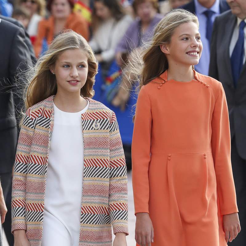 La princesa Leonor y la infanta Sofía, invitadas de excepción a su primera cena de gala en Oslo