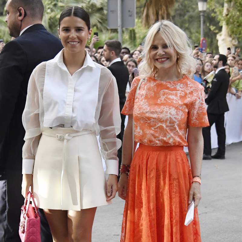Los looks monocolor de Cayetana Rivera y Eugenia Martinez de Irujo para el desfile de Dior