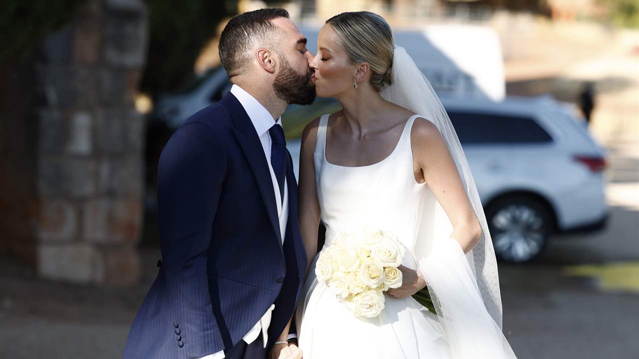 Dani Carvajal y Daphne Cañizares ya son marido y mujer: Las fotos de su boda
