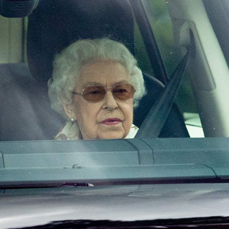 La reina Isabel II en Sandringham.