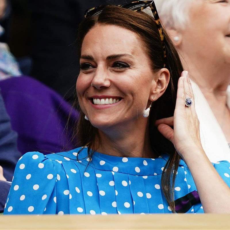Los gestos de cariño de Kate Middleton con sus padres en Wimbledon