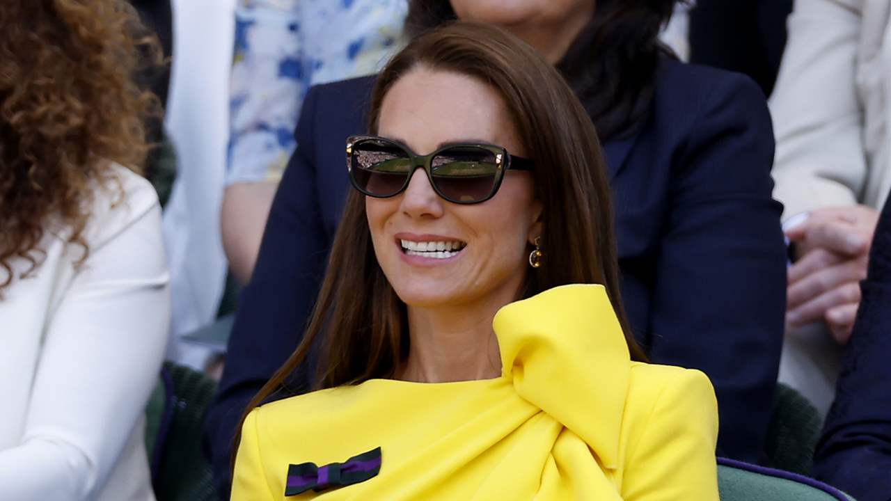 Kate Middleton rescata para Wimbledon el vestido amarillo de 1.300 euros que agotó en tiempo récord