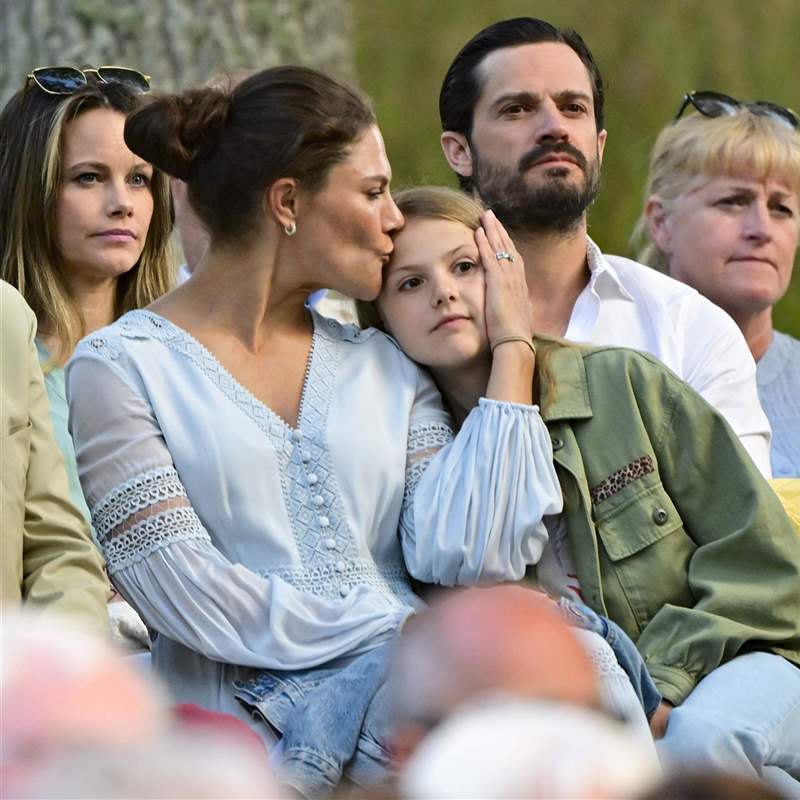 Victoria de Suecia muestra su lado más cariñoso con su hija, la princesa Estela